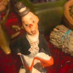 Antique Clown Figurine